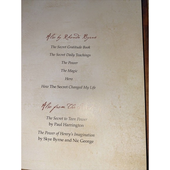 THE SECRET by Rhonda Byrne Hardcover Worldwide Bestseller Book 2018 2nd Print - Picture 4 of 12